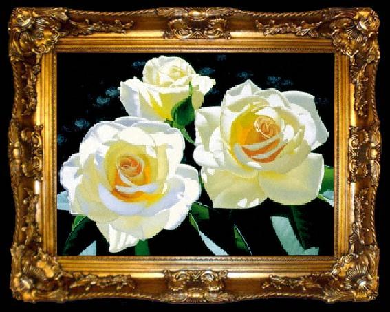 framed  unknow artist Still life floral, all kinds of reality flowers oil painting 42, ta009-2